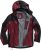 Ulla Popken HYPRAR Lightweight Triple Function Jacket Dark Berry - Giacche - 