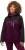 Ulla Popken HYPRAR Lightweight Triple Function Jacket Dark Berry - Giacche - 