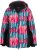 Ulla Popken HYPRAR Graphic Stripe Fully Lined Ski Jacket Teal - Giacche - 