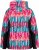 Ulla Popken HYPRAR Graphic Stripe Fully Lined Ski Jacket Teal - Giacche - 