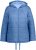 Ulla Popken Reversible Butterfly Print Fully Lined Quilted Jacket Blue Denim - Giacche - 