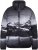 Ulla Popken HYPRAR Mountain Scene Performance Puffer Jacket Black - Giacche - 