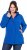 Ulla Popken HYPRAR Triple Function Longline Softshell Jacket Peacock Blue - Giacche - 