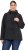 Ulla Popken HYPRAR Toggle Button Microfleece Lined Jacket Black - Giacche - 