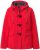 Ulla Popken HYPRAR Toggle Button Microfleece Lined Jacket Salsa Red - Giacche - 