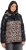 Ulla Popken HYPRAR Leopard And Leather Look Quilted Jacket Black - Giacche - 