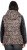 Ulla Popken HYPRAR Leopard And Leather Look Quilted Jacket Black - Giacche - 