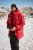 JAY-PI Warm Quilted Parka Dual Function Windproof and Water Repellent Red - Giubbotti - Giubbotti Uomo Taglie Forti