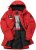 JAY-PI Warm Quilted Parka Dual Function Windproof and Water Repellent Red - Giubbotti - Giubbotti Uomo Taglie Forti