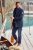 JP1880 Jacket Water-repellent Herringbone Insert Navy - Giubbotti - Giubbotti Uomo Taglie Forti