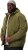 STHUGE Bomber Jacket With Hood Green - Giubbotti - Giubbotti Uomo Taglie Forti