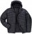 JAY-PI Lightly Quilted Jacket with a Hoodie Black - Giubbotti - Giubbotti Uomo Taglie Forti
