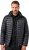 JAY-PI Lightly Quilted Jacket with a Hoodie Black - Giubbotti - Giubbotti Uomo Taglie Forti