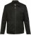 STHUGE Leather Biker Jacket Lamb Nappa Leather Black - Giubbotti - Giubbotti Uomo Taglie Forti