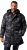 JP1880 Quilted Parka with Camouflage Drawstring Waist Black - Giubbotti - Giubbotti Uomo Taglie Forti