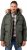 JP1880 Quilted Parka Lightweight and Warm with Faux Fur Hood Dark Green - Giubbotti - Giubbotti Uomo Taglie Forti