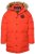 JP1880 Parka Quilted Faux Fur Hood Red - Giubbotti - Giubbotti Uomo Taglie Forti