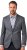 JP1880 Jacket Business Donegal Graphite Grey - Giubbotti - Giubbotti Uomo Taglie Forti