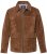 JP1880 Leather Jacket Genuine Cowhide Brown - Giubbotti - Giubbotti Uomo Taglie Forti