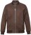 JP1880 Jacket Buffed Nubuck Lamb Leather Brown - Giubbotti - Giubbotti Uomo Taglie Forti