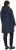 Ulla Popken Hooded with Zippered Pockets and Zippered Side Slits Jacket Navy - Giacche - 
