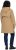 Ulla Popken Hooded with Zippered Pockets and Zippered Side Slits Jacket Mocha - Giacche - 