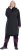 Ulla Popken Extra Long Functional Coat Black - Giacche - 