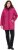 Ulla Popken HYPRAR Mixed Texture Water-Repellent Jacket Ruby - Giacche - 