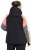 Ulla Popken HYPRAR Patchwork Sleeve Performance Jacket Black - Giacche - 