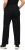 Ulla Popken Pull On Knit Straight Leg Pocket Pants Black - ABBIGLIAMENTO DONNA 40-66 - 