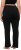 Ulla Popken Bootcut Elastic Waist Cotton French Terry Sport Pants Black - Jeans & Pantaloni Donna Taglie Comode – Plus Size - 