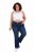 Ulla Popken Marie Fit Bootcut Stretch Jeans Blue Denim - Ulla Popken - Abbigliamento Taglie Forti Ulla Popken