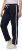 Ulla Popken Side Stripe Adjustable Drawstring Waist Joggers Navy - Jeans & Pantaloni Donna Taglie Comode – Plus Size - 