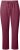 Ulla Popken Basic Drawstring Elastic Waist Cotton Blend Joggers Dark Berry - Jeans & Pantaloni Donna Taglie Comode – Plus Size - 