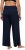 Ulla Popken Wide Leg Smocked Waist Knit Pants Night Blue - Jeans & Pantaloni Donna Taglie Comode – Plus Size - Jeans e Pantaloni Donna, EU 42-70