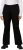 Ulla Popken Water Repellent Softshell Pants Black - Jeans & Pantaloni Donna Taglie Comode – Plus Size - 