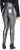 Ulla Popken Metallic Faux Leather Leggings Silver - Jeans & Pantaloni Donna Taglie Comode – Plus Size - 