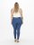 Only Carmakoma Thunder Life Skinny Fit Jeans Blue Denim - Jeans & Pantaloni Donna Taglie Comode – Plus Size - 