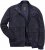 JP1880 Soft Goatskin Suede Leather Jacket Navy - Giacche in pelle - Giacche in pelle taglie forti