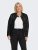 Only Carmakoma Robber Leather Jacket Black - Giacche in pelle - 