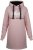 Nora Mikken KADRI WHITE Long Hoodie Pink - ABBIGLIAMENTO DA DONNA XS-XXL - 
