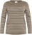 Kaffe Curve Linia Boatneck Pullover Morel Melange with Silver Lurex - Maglioni lavorati a maglia - 