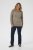 Kaffe Curve Linia Boatneck Pullover Morel Melange with Silver Lurex - Maglioni lavorati a maglia - 