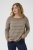 Kaffe Curve Linia Boatneck Pullover Morel Melange with Silver Lurex - Maglioni lavorati a maglia - 