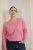 Kaffe Curve Emilia Pullover Pink Power Melange - Maglioni lavorati a maglia - 