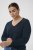 Kaffe Curve Lizzy Long Sleeve Pullover Midnight Marine - Maglioni lavorati a maglia - 