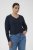 Kaffe Curve Lizzy Long Sleeve Pullover Midnight Marine - Maglioni lavorati a maglia - 