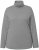 Ulla Popken Basic Long Sleeve Slim Fit Turtleneck Light Grey Melange - Felpe & felpe con cappuccio - 