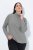 Ulla Popken Basic Long Sleeve Slim Fit Turtleneck Light Grey Melange - Felpe & felpe con cappuccio - Felpe, Hoodie e Maglieria Calda