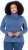 Ulla Popken Basic Long Sleeve Slim Fit Turtleneck Ink Blue - Felpe & felpe con cappuccio - 